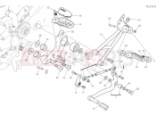 DUCATI 2020 Hypermotard 950 Footrests, Left