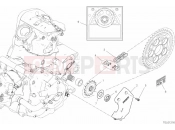 DUCATI 2020 Hypermotard 950 Front Sprocket & Chain