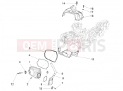 Cylinder head cover - Piaggio Liberty 125 Poste 2019
