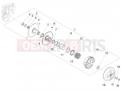 Driven pulley - Piaggio Liberty 125 Poste 2019