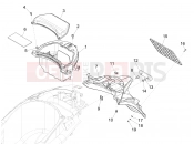 PIAGGIO Liberty 150 Rear cover - Splash guard