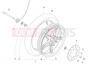 Front wheel - Piaggio Liberty 50 Corporate 2021
