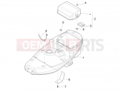 Helmet huosing - Undersaddle - Piaggio Liberty 50 Corporate 2021