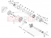 Driven pulley - Piaggio MP3 350 Maxi Sport 2020