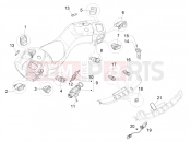 Selectors - Switches - Buttons - Piaggio MP3 350 Maxi Sport 2020