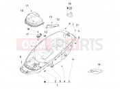 PIAGGIO MP3 400 Helmet huosing - Undersaddle