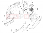 PIAGGIO MP3 400 Side cover - Spoiler