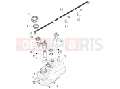Fuel tank - Piaggio MP3 500 MAXI Sport ABS 2019