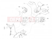 Handlebars coverages - Piaggio MP3 500 MAXI Sport ABS 2019