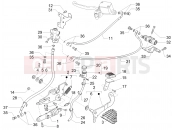 PIAGGIO MP3 500 Sport Advanced Control pedals - Levers