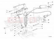 DUCATI 2004 Sporttouring ST4 S REAR SHOCK ABSORBER » SWING ARM