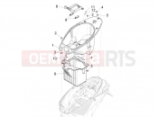 PIAGGIO Piaggio 1 Motorcycle Helmet huosing - Undersaddle