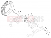 PIAGGIO Piaggio 1 Motorcycle Rear wheel