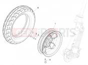 Front wheel - Piaggio 1 Motorcycle 2022