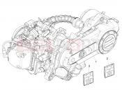 PIAGGIO Zip 50 4T Engine, assembly