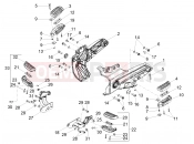 Foot rests - Motoguzzi Audace 1400 Carbon ABS 2021