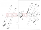 Front fork Kaifa - Motoguzzi Audace 1400 Carbon ABS 2021