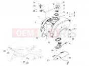 Fuel tank - Motoguzzi Audace 1400 Carbon ABS 2021