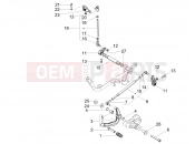 Gear lever - Motoguzzi V7 III Stone 