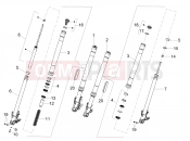 MOTOGUZZI V85 TT Front fork Kayaba