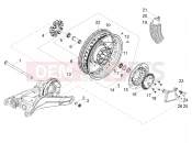 Rear wheel - Motoguzzi V85 TT Travel Pack 2020