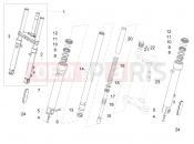 MOTOGUZZI V9 Bobber 850 Front fork Kaifa