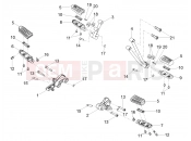 MOTOGUZZI V9 Bobber 850 ABS Foot rests