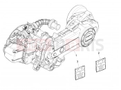 PIAGGIO Zip 50 4T motor