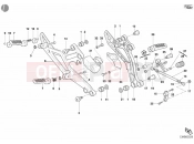 DUCATI 2003 Monster 620 FOOTREST » FRAME