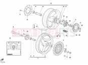 DUCATI 2003 Monster 620 WHEELS DARK SINGLE DISK » UNCLASSIFIED