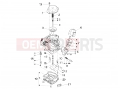 PIAGGIO Typhoon 50 4T 4V (USA / CA) Carburetor's components
