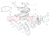 PIAGGIO Typhoon 50 4T 4V (USA / CA) Rear cover - Splash guard