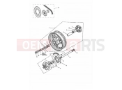 Triumph 1994 TRIDENT Rear Wheel & Final Drive