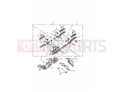 Triumph 1994 TRIDENT Footrests & Mountings