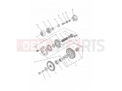 Triumph 2001 THUNDERBIRD SPORT Alternator/ Starter Drive Gears