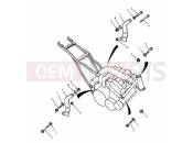 Triumph 1993 SPEED TRIPLE (CARBS) Linkage Carrier...