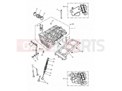 Triumph 1994 SPEED TRIPLE (CARBS) Cylinder Head & Valves