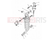 TRIUMPH SPEED TRIPLE (CARBS) Rear Suspension Unit 750cc Model