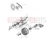 Rear Wheel & Final Drive - Triumph SPEED TRIPLE 210445 > 461331 2007