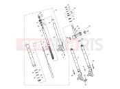 Front Forks & Yokes - Triumph SPEED TRIPLE 210445 > 461331 2007