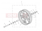 Triumph 2012 SPEED TRIPLE 461332 > 735437 Front Wheel