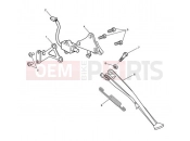 Sidestand - Triumph SPEED TRIPLE 461332 > 735437 2013
