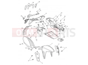 Mudguards - Triumph SPEED TRIPLE 461332 > 735437 2013