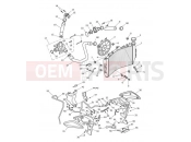 Cooling system - Triumph SPEED TRIPLE 461332 > 735437 2013