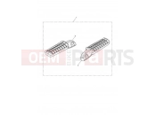 Triumph 2021 STREET TWIN Rear Footrest, Pair