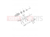 Triumph 2018 TIGER EXPLORER XCA 740277 > Gear Selector Drum