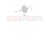 Triumph 2013 Tiger Explorer > 740276 TIGER EXPLORER Front Wheel Cast