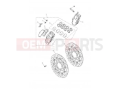 Triumph 2021 Thruxton RS Front Brake Caliper & Disc