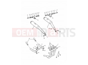 Triumph 1997 SPRINT CARBS Exhaust System Sprint Executive