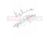 TRIUMPH SPRINT ST > 139276 Gear Selector Drum